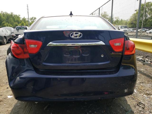 KMHDU4AD9AU885481 - 2010 HYUNDAI ELANTRA BLUE BLUE photo 6