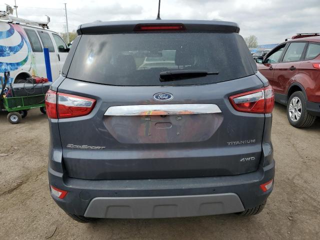 MAJ6S3KL8LC383000 - 2020 FORD ECOSPORT TITANIUM GRAY photo 6