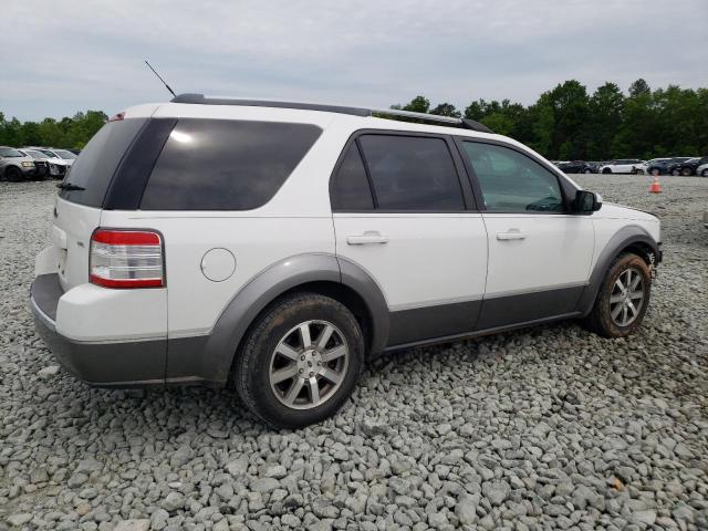 1FMDK02W08GA14282 - 2008 FORD TAURUS X SEL WHITE photo 3