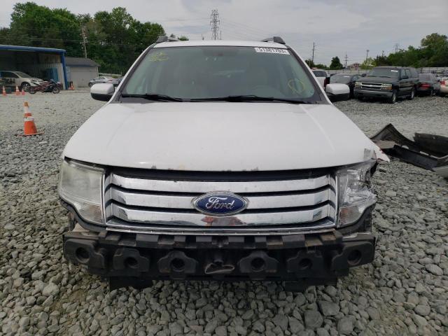 1FMDK02W08GA14282 - 2008 FORD TAURUS X SEL WHITE photo 5