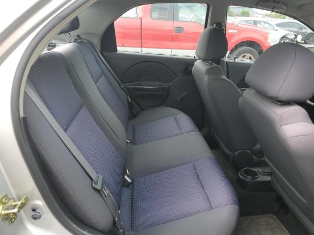 KL1TD56696B521149 - 2006 CHEVROLET AVEO BASE Gümüş foto 10