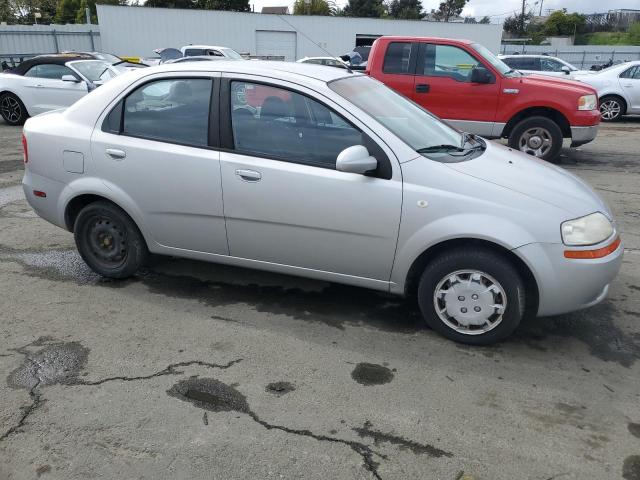 KL1TD56696B521149 - 2006 CHEVROLET AVEO BASE Gümüş foto 4