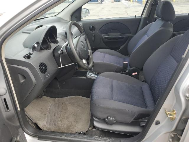KL1TD56696B521149 - 2006 CHEVROLET AVEO BASE Gümüş foto 7
