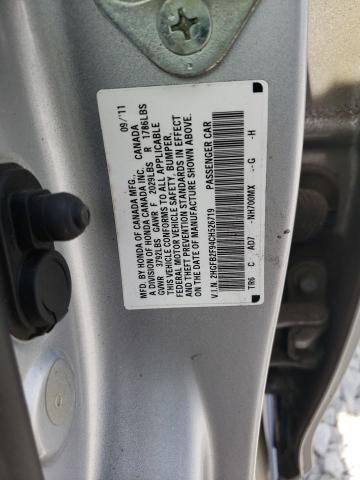 2HGFB2F94CH526719 - 2012 HONDA CIVIC EXL 石墨色 照片 12