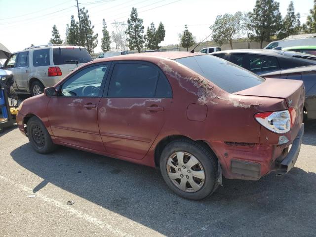 1NXBR32E08Z050471 - 2008 TOYOTA COROLLA CE RED photo 2