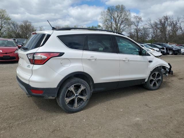 1FMCU0HDXJUA22778 - 2018 FORD ESCAPE SEL WHITE photo 3