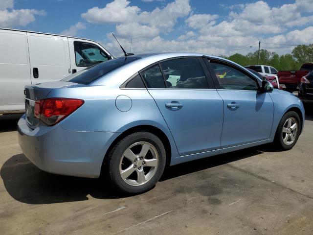 1G1PF5SC2C7126639 - 2012 CHEVROLET CRUZE LT TEAL photo 3