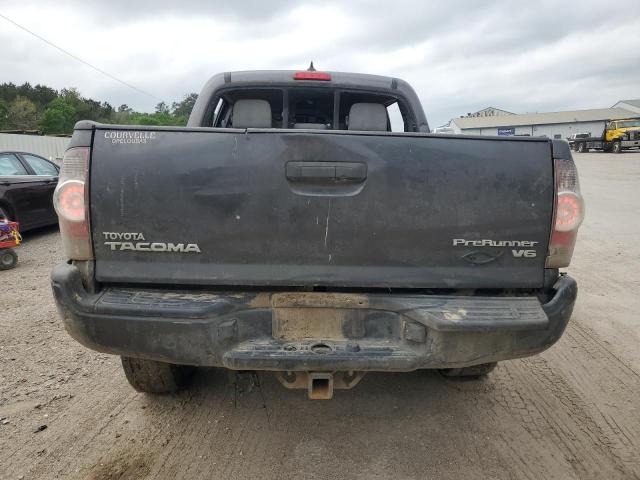 5TFJU4GN3CX020482 - 2012 TOYOTA TACOMA DOUBLE CAB PRERUNNER GRAY photo 6