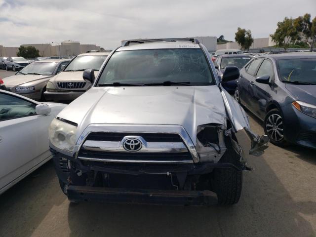 JTEZU14R270091627 - 2007 TOYOTA 4RUNNER SR5 SILVER photo 5