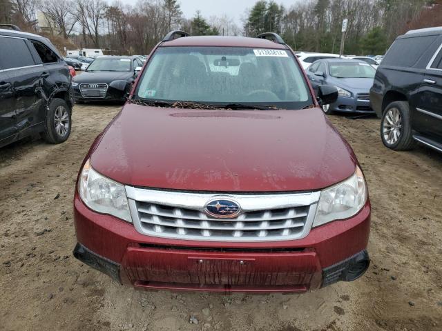 JF2SHABC1DG443111 - 2013 SUBARU FORESTER 2.5X RED photo 5