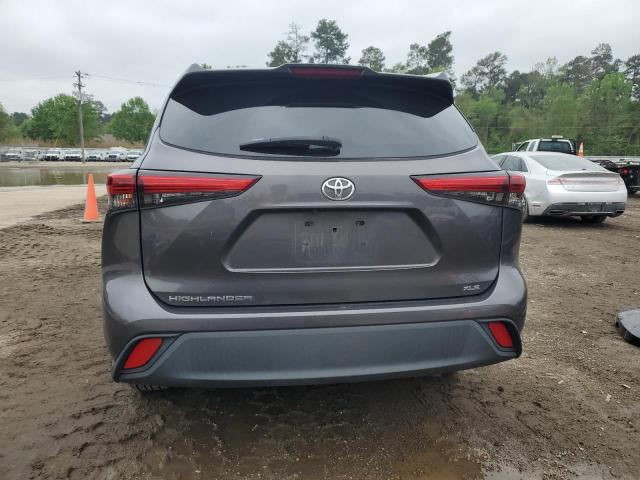 5TDGZRAH1MS064872 - 2021 TOYOTA HIGHLANDER XLE 石墨色 照片 6