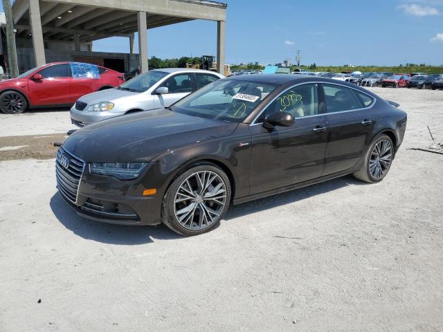 WAU22AFC0HN027317 - 2017 AUDI A7 PRESTIGE BROWN photo 1