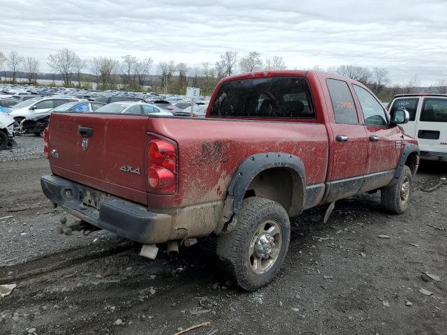 3D7KS28D78G113768 - 2008 DODGE RAM 2500 ST RED photo 3