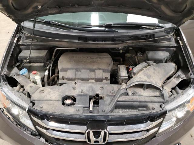 5FNRL5H37GB055177 - 2016 HONDA ODYSSEY SE GRAY photo 12