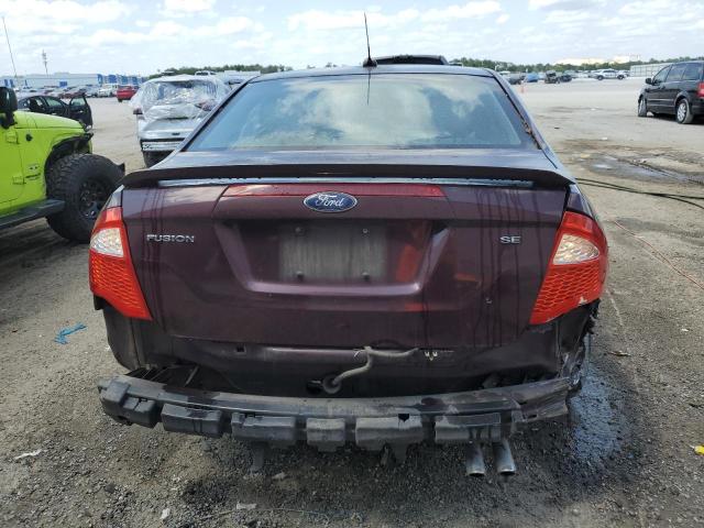 3FAHP0HA7BR111648 - 2011 FORD FUSION SE BURGUNDY photo 6