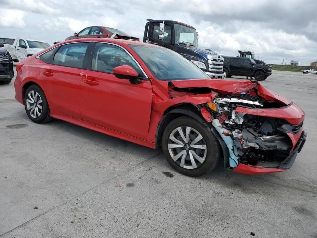 2HGFE2F2XPH559787 - 2023 HONDA CIVIC LX RED photo 4