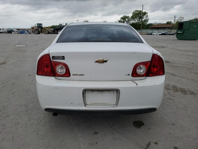 1G1ZG57B49F173384 - 2009 CHEVROLET MALIBU LS WHITE photo 6