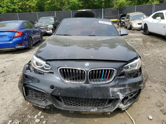 WBA2L3C30HV667749 - 2017 BMW M240XI BLACK photo 5