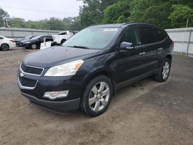 1GNKRGED2BJ255837 - 2011 CHEVROLET TRAVERSE LT BLACK photo 1