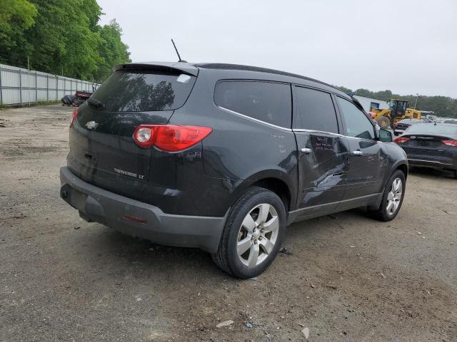 1GNKRGED2BJ255837 - 2011 CHEVROLET TRAVERSE LT BLACK photo 3