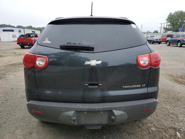 1GNKRGED2BJ255837 - 2011 CHEVROLET TRAVERSE LT BLACK photo 6