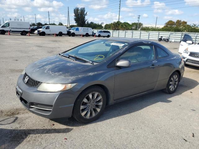 2HGFG11899H533278 - 2009 HONDA CIVIC EX GRAY photo 1