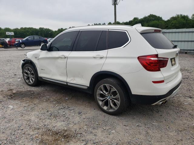 5UXWZ7C36H0X40841 - 2017 BMW X3 SDRIVE28I WHITE photo 2