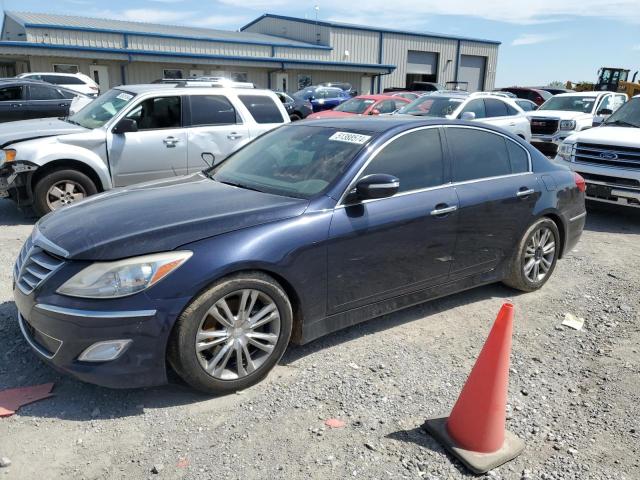 KMHGC4DD2CU189706 - 2012 HYUNDAI GENESIS 3.8L BLUE photo 1