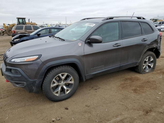 1C4PJMBS7FW640617 - 2015 JEEP CHEROKEE TRAILHAWK GRAY photo 1