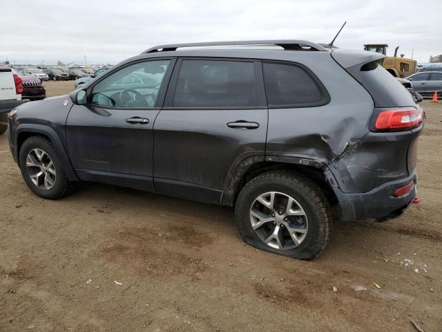 1C4PJMBS7FW640617 - 2015 JEEP CHEROKEE TRAILHAWK GRAY photo 2