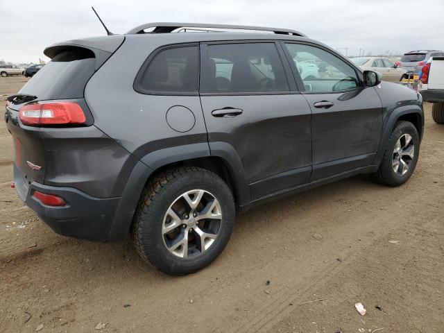 1C4PJMBS7FW640617 - 2015 JEEP CHEROKEE TRAILHAWK GRAY photo 3