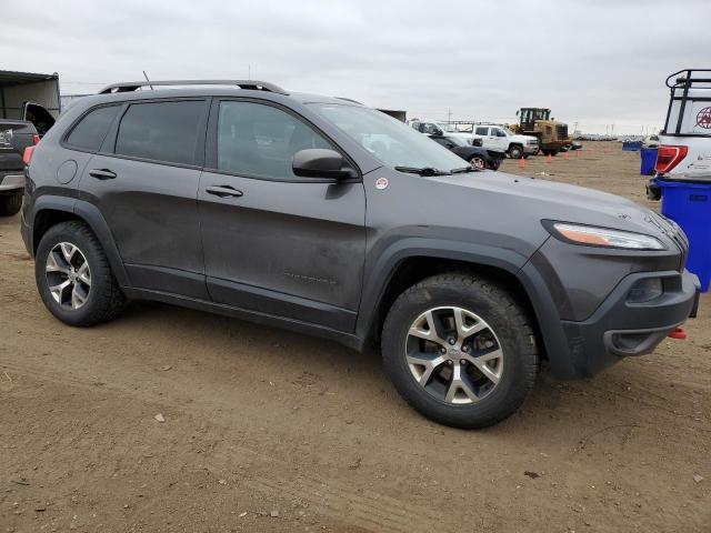 1C4PJMBS7FW640617 - 2015 JEEP CHEROKEE TRAILHAWK ნაცრისფერი ფოტო 4