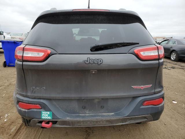 1C4PJMBS7FW640617 - 2015 JEEP CHEROKEE TRAILHAWK ნაცრისფერი ფოტო 6