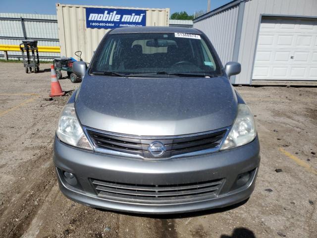 3N1BC1CP3CK268717 - 2012 NISSAN VERSA S SILVER photo 5