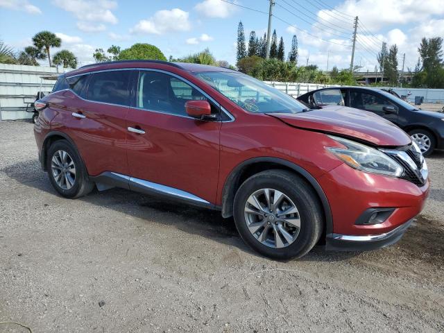 5N1AZ2MG7JN151785 - 2018 NISSAN MURANO S RED photo 4