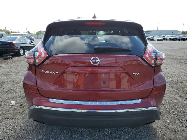 5N1AZ2MG7JN151785 - 2018 NISSAN MURANO S RED photo 6