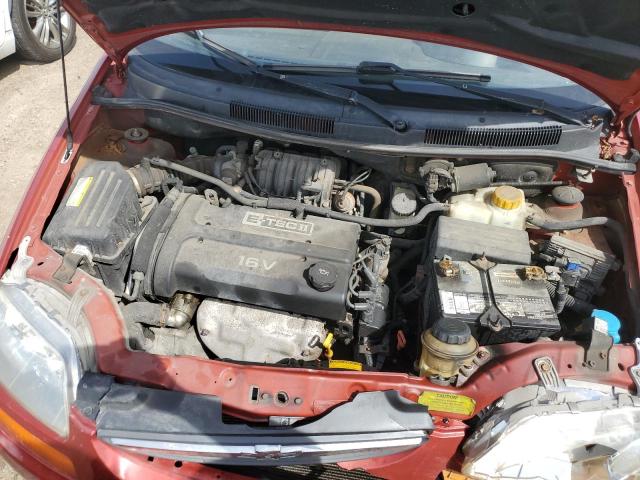 KL1TD66676B651081 - 2006 CHEVROLET AVEO BASE Qırmızı foto 11
