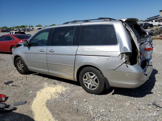 5FNRL38787B140925 - 2007 HONDA ODYSSEY EXL SILVER photo 2