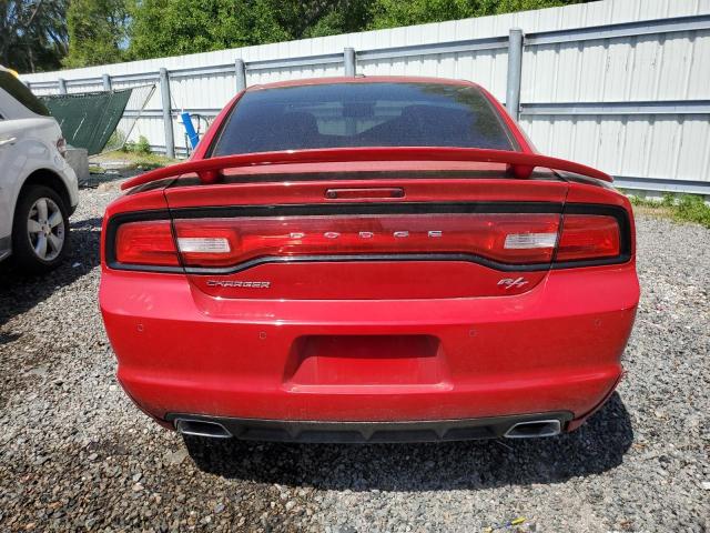 2C3CDXCT4CH144946 - 2012 DODGE CHARGER R/T RED photo 6