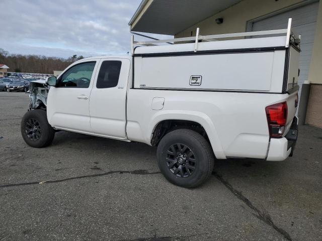 3TYSZ5AN3NT090520 - 2022 TOYOTA TACOMA ACCESS CAB WHITE photo 2