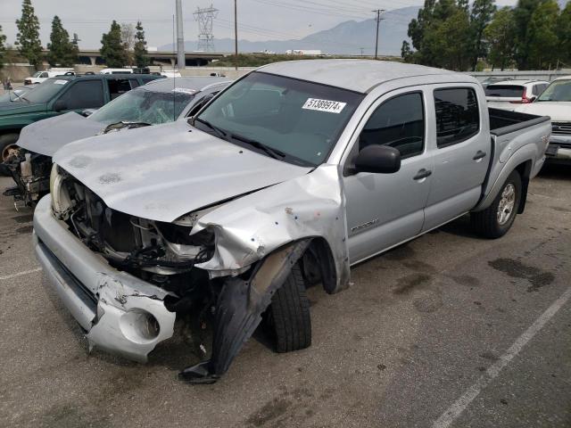 5TEJU62N56Z193811 - 2006 TOYOTA TACOMA DOUBLE CAB PRERUNNER SILVER photo 1