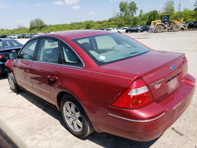 1FAHP24186G125749 - 2006 FORD FIVE HUNDR SEL RED photo 2