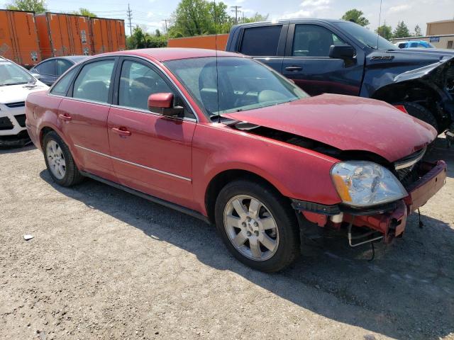1FAHP24186G125749 - 2006 FORD FIVE HUNDR SEL RED photo 4