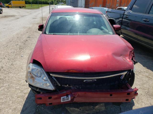 1FAHP24186G125749 - 2006 FORD FIVE HUNDR SEL RED photo 5