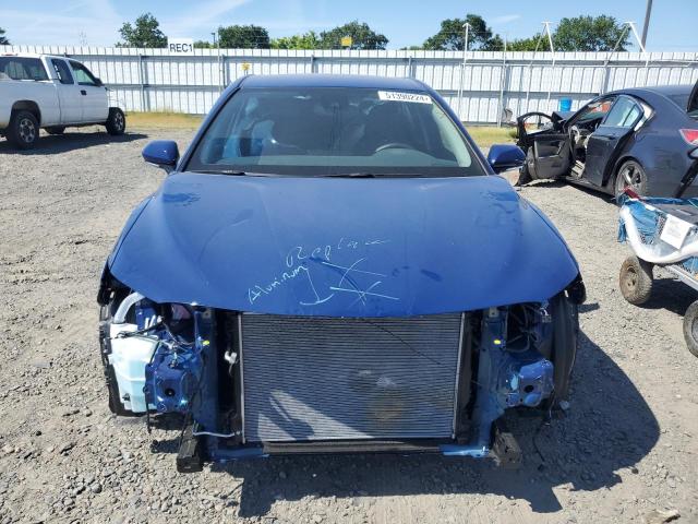 4T1R11AKXRU223853 - 2024 TOYOTA CAMRY LE BLUE photo 5