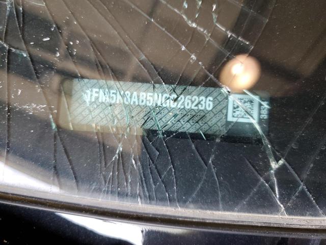 1FM5K8AB5NGC26236 - 2022 FORD EXPLORER POLICE INTERCEPTOR Qara foto 12