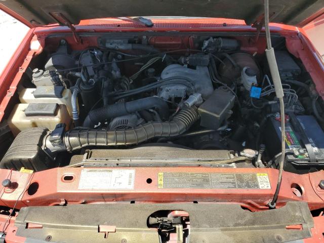 1FTYR14U91PA07713 - 2001 FORD RANGER SUPER CAB RED photo 11