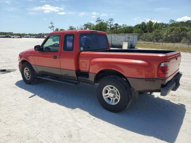 1FTYR14U91PA07713 - 2001 FORD RANGER SUPER CAB RED photo 2