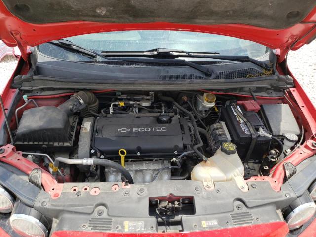 1G1JA5SH2G4105927 - 2016 CHEVROLET SONIC LS წითელი ფოტო 11