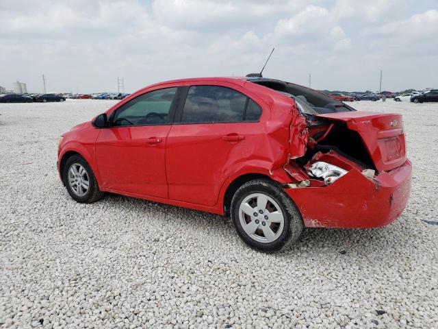 1G1JA5SH2G4105927 - 2016 CHEVROLET SONIC LS წითელი ფოტო 2